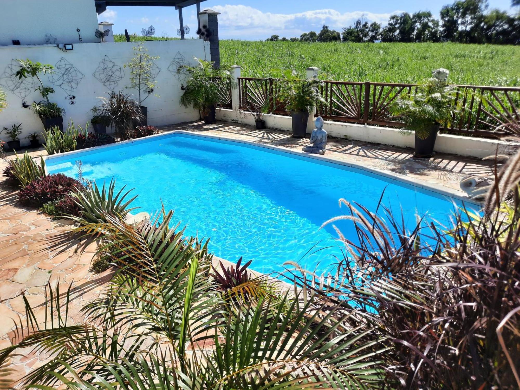 Joli Appartement, Piscine, Jacuzzi Sainte-Suzanne Eksteriør billede